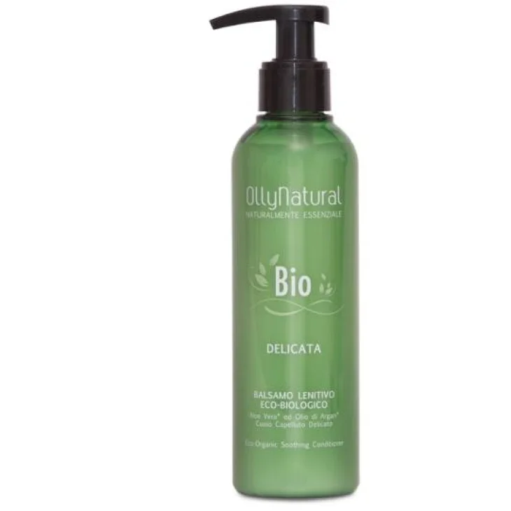 Ollynatural Bio Delicata Balsamo Lenitivo Aloe Vera Ed Olio Di Argan 200 ml