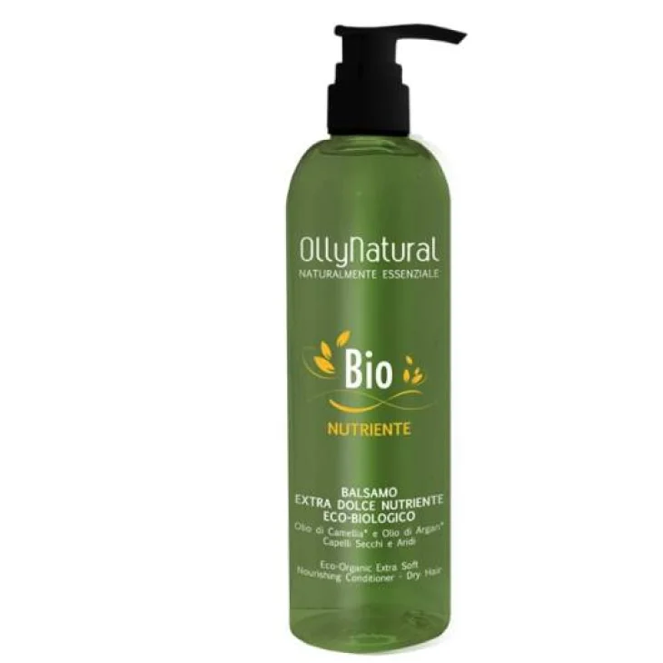 Ollynatural Bio Nutriente Balsamo Extra Dolce Nutriente Olio Di Camelia E Olio Di Argan 200 Ml