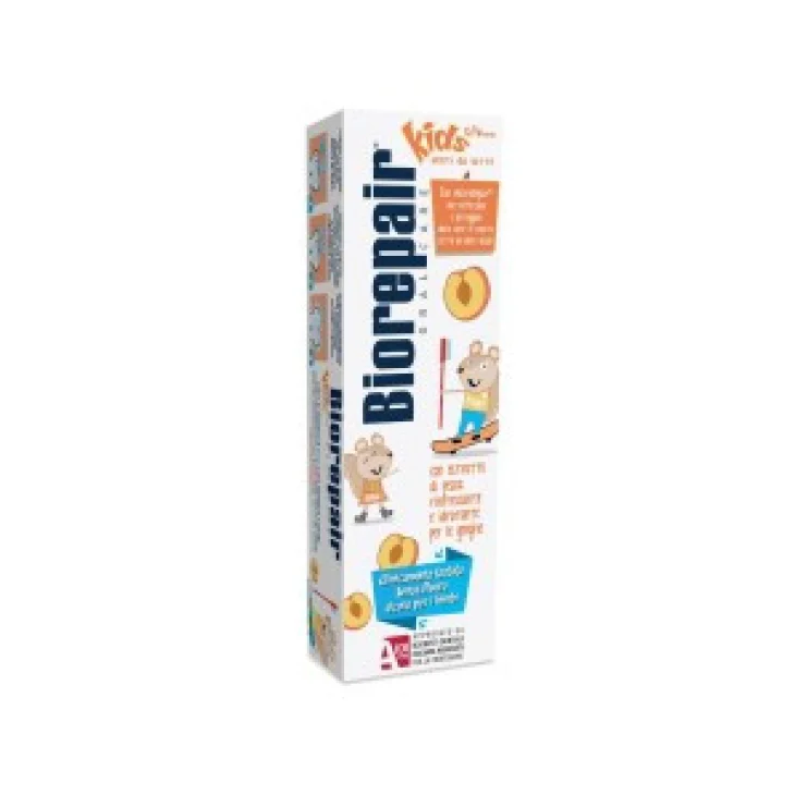 Biorepair Kids Dentifricio per Bambini 0-6 Anni Gusto Pesca 50 ml