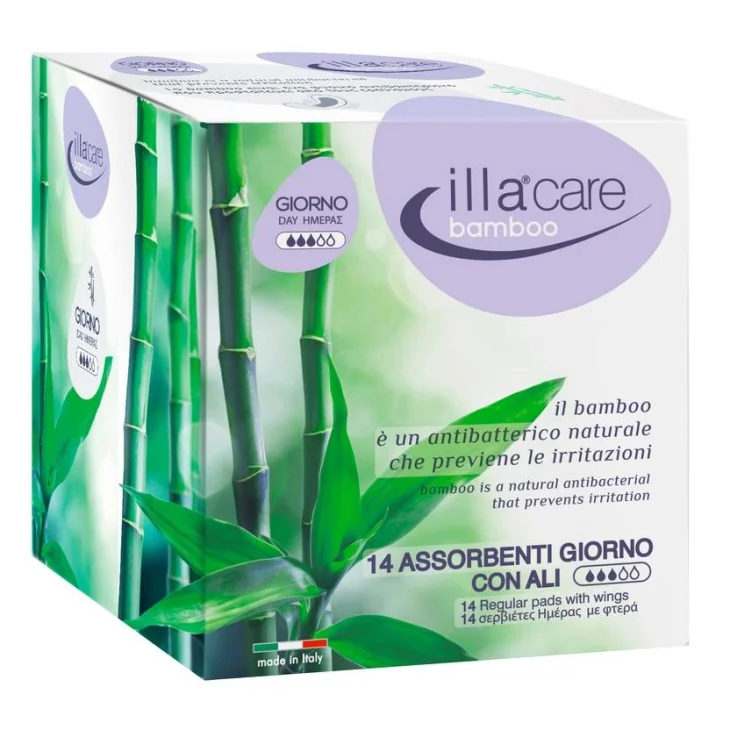 Illa Care Bamboo Assorbenti Giorno 14 Pezzi