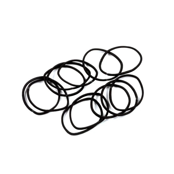 Beautytime Elastici Tubolari Sottili per Capelli 12 pezzi