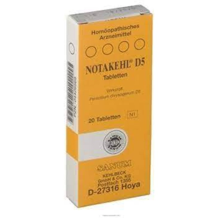 Sanum Notakhel D5 20 Compresse