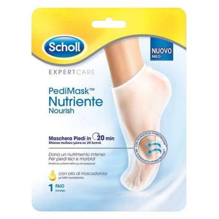 Scholl Expertcare Pedimask Nutriente Olio Di Macadamia 1 paio