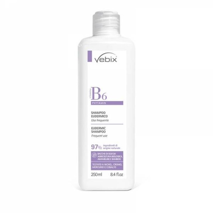 Vebix Phytamin Shampoo Eudermico B6 Uso Quotidiano  250 Ml