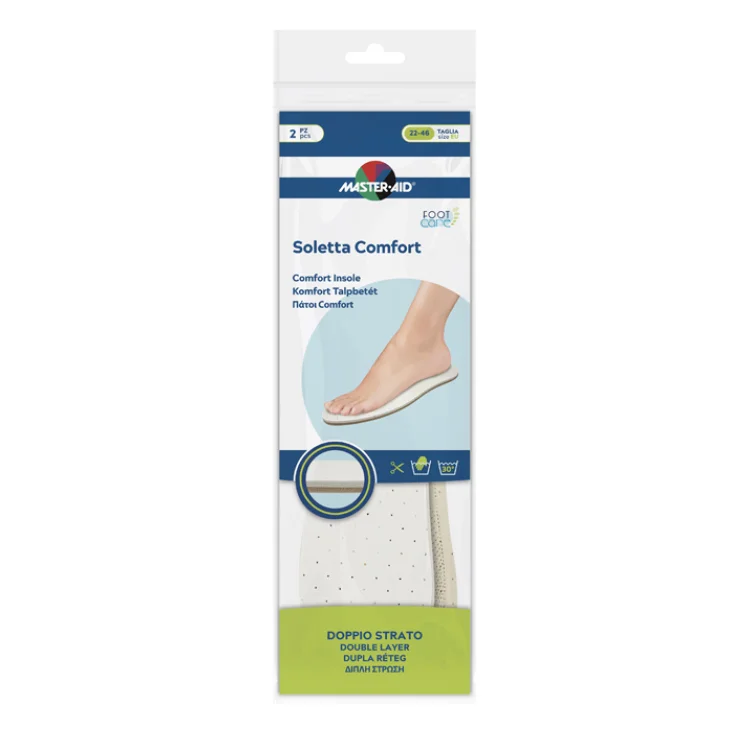 MASTER-AID FOOTCARE SOLETTA COMFORT RITAGLIABILE 2 PEZZI