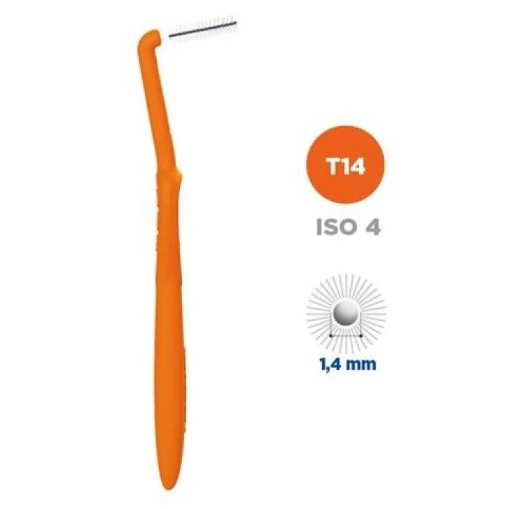 Curasept Proxi Angle T14 Arancio/orange per gli spazi interdentali 5 pezzi