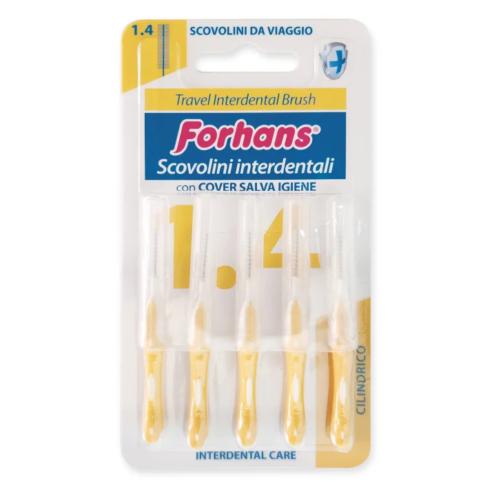 Forhans Travel Interdental Brush 1,4 Scovolini interdentali 5 pezzi