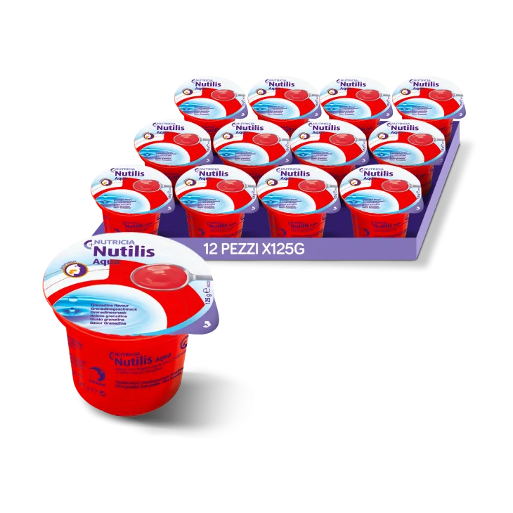 Nutricia Nutilis Aqua Gel Granatina 125 G 12 Pezzi