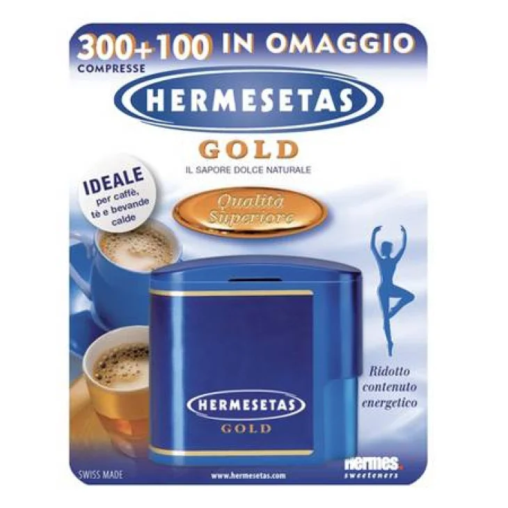 Hermesetas Gold 300+100 Compresse 20 G