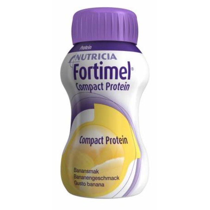 Nutricia Fortimel Compact Protein Banana Alimento a Fini Medici Speciali 4  X 125 ml