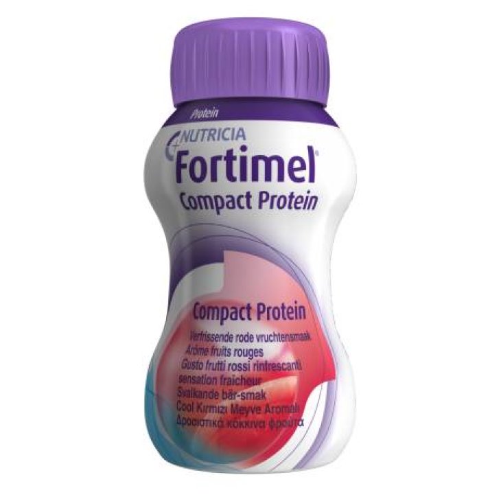 Nutricia Fortimel Compact Protein Frutti Rossi Alimento a Fini Medici Speciali 4  X 125 ml