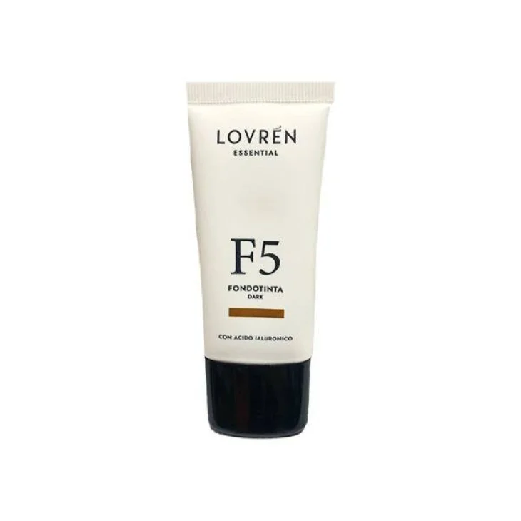 Lovren Essential F5 Fondotinta Dark con Acido Ialuronico 25 ml