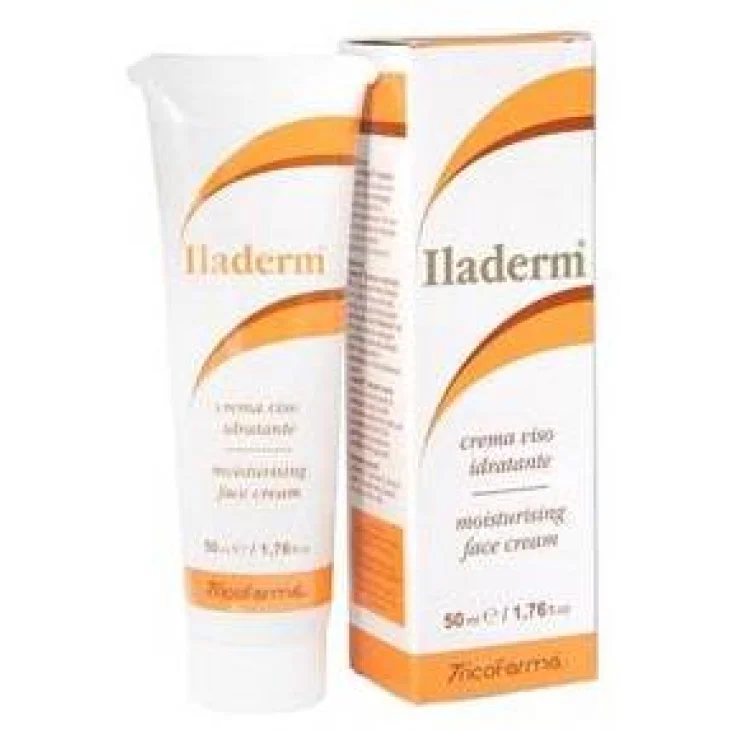 Iladerm Crema idratante con Vitamina C per viso e collo 50 ml