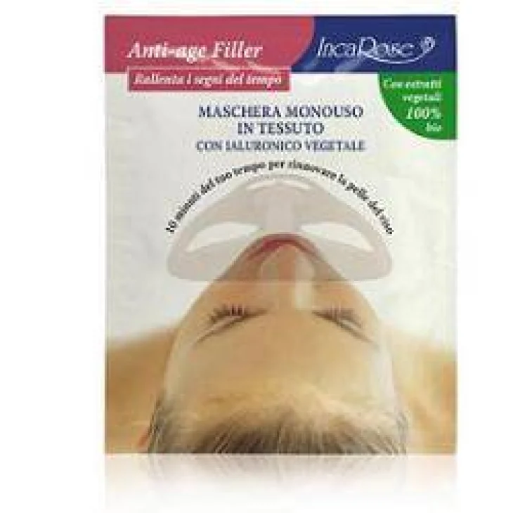 Incarose Antiage Filler Maschera bio in Tessuto non Tessuto 17 ml