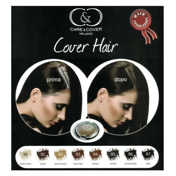 Care&cover Hair N94 Mogano Camouflage Istantaneo Capelli Bianchi 10 g