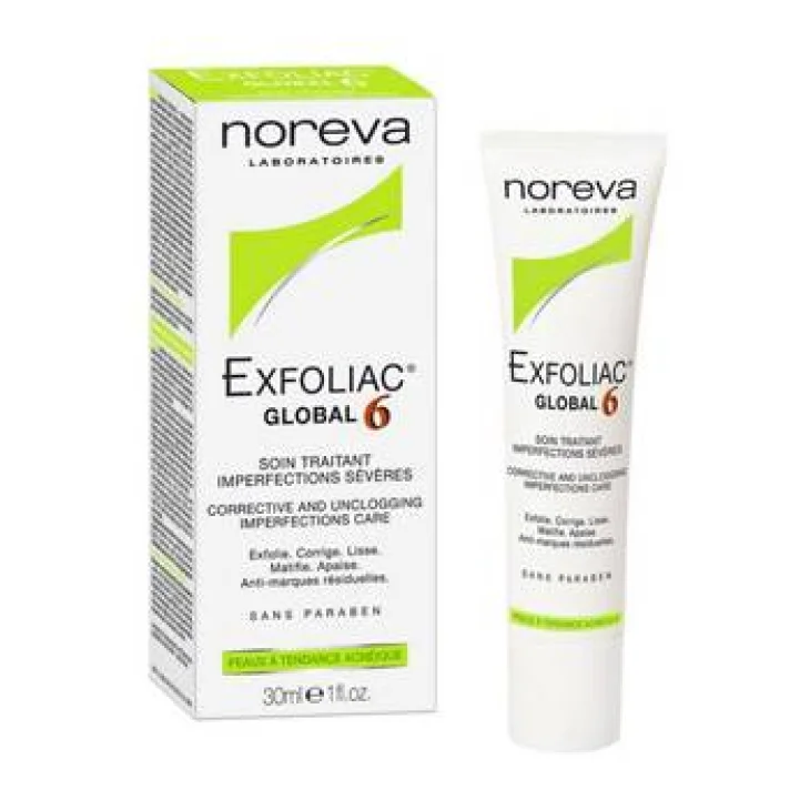 Noreva Exfoliac Global 6 Crema Anti-acne 30 ml