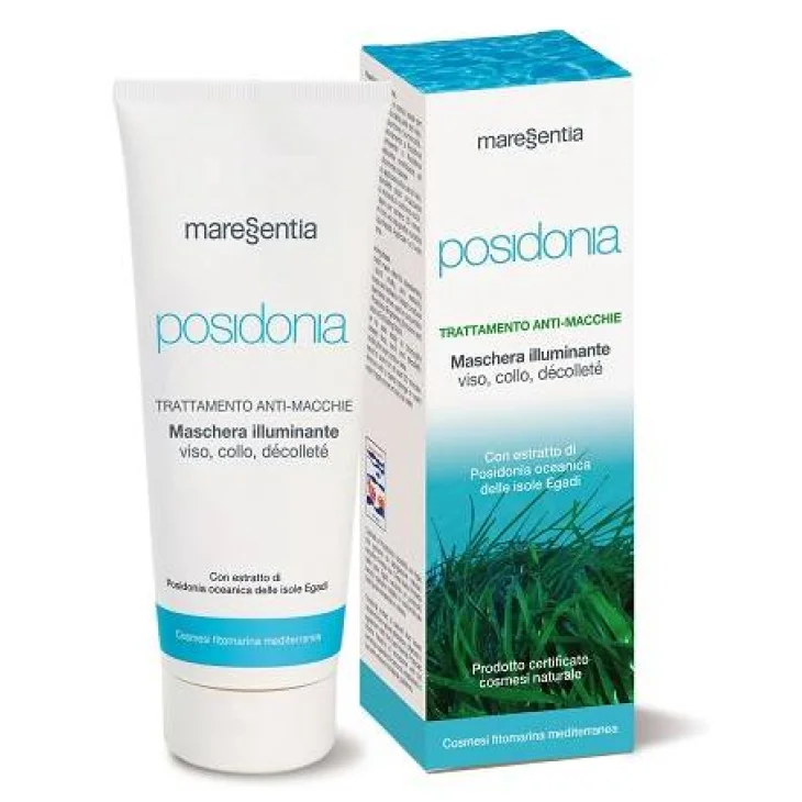 Maressentia Posidonia Maschera Viso Collo e Decolletè Illuminanante 75 ml