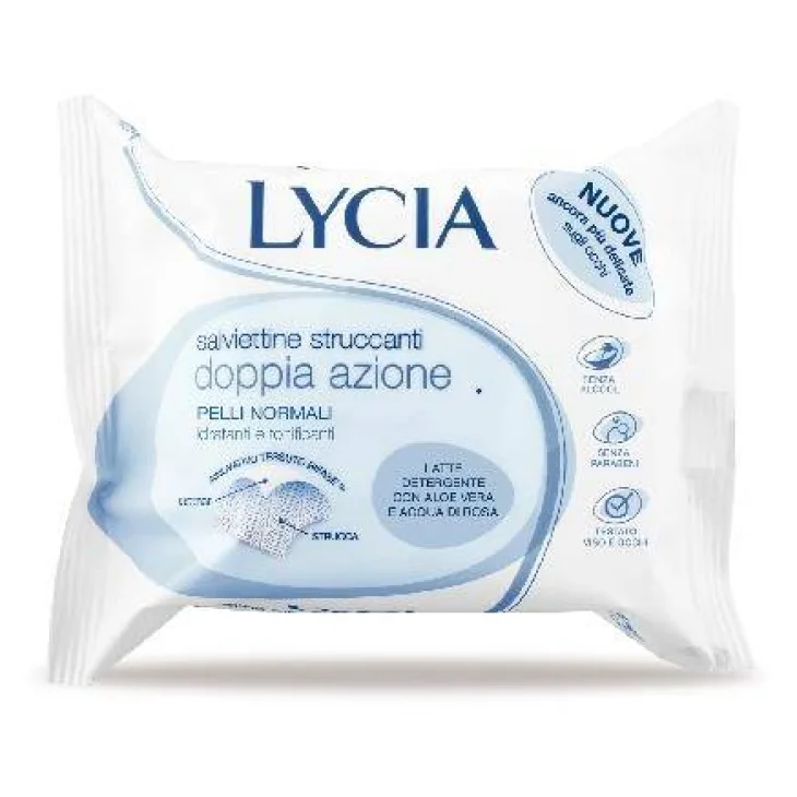Lycia Salviette Struccanti Pelle Normale 30 pezzi