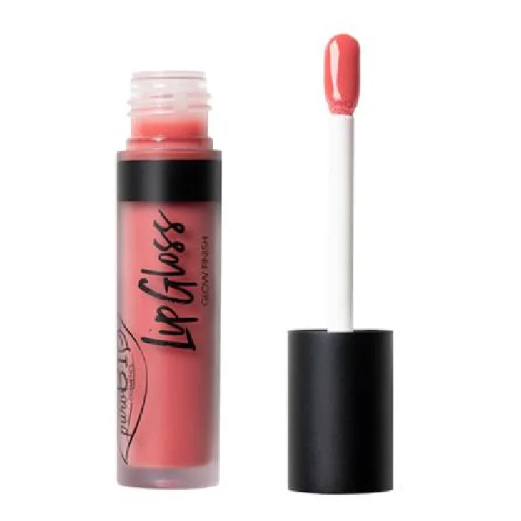 Purobio Cosmetics 04 pompelmo Rosa Lipgloss per le labbra 4,8 ml
