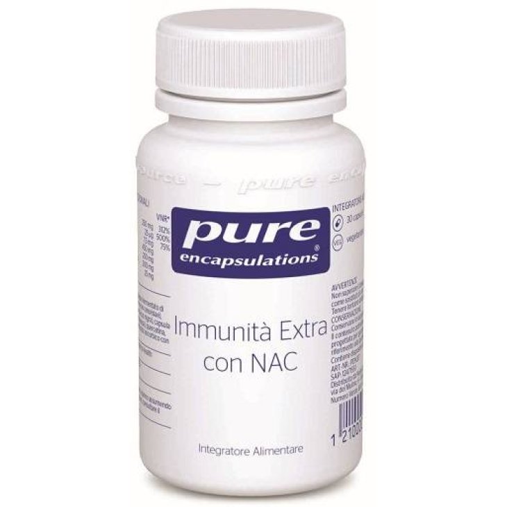 Pure Encapsulations Immunità Extra con NAC Integratore Sistema Immunitario 30 capsule