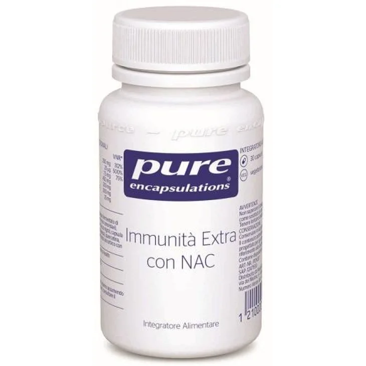 Pure Encapsulations Immunità Extra con NAC Integratore Sistema Immunitario 30 capsule