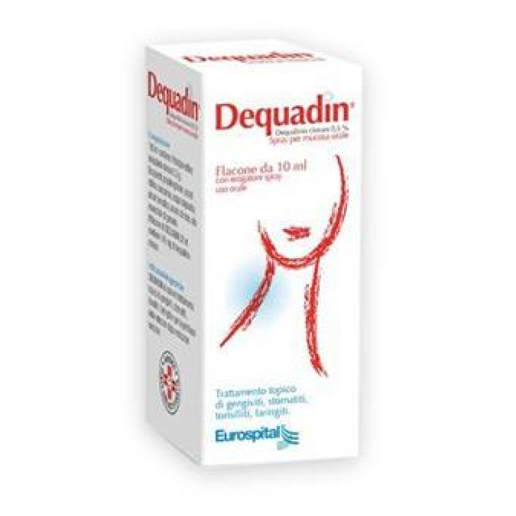 DEQUADIN*spray mucosa orale 10 ml 0,5%