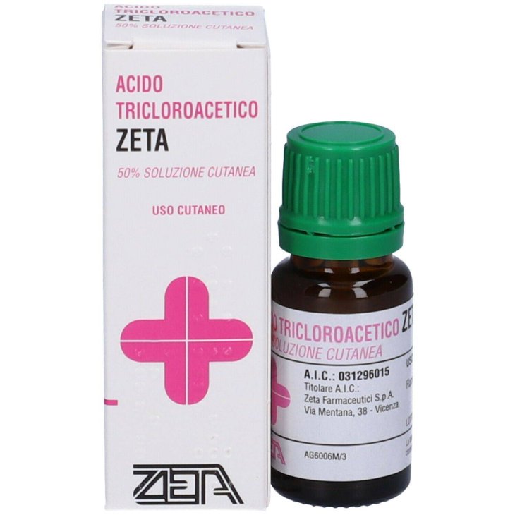Zeta Farmaceutici Acido Tricloroacetico 50% Trattamento Verruche 10 ml