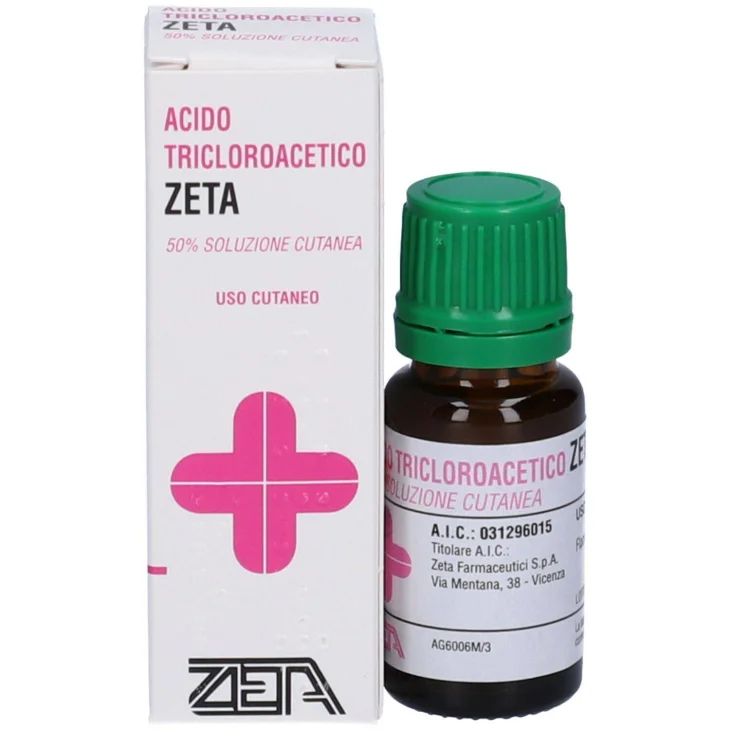 Zeta Farmaceutici Acido Tricloroacetico 50% Trattamento Verruche 10 ml