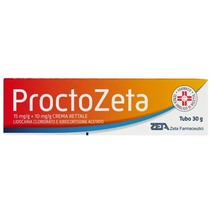Lidocaina Cloridrato E Idrocortisone Acetato Zeta 15 Mg/g + 10 Mg/g Crema Rettale