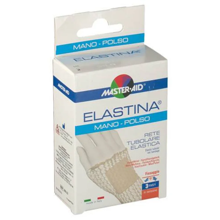 Master Aid Rete tubolare elastica con elastina per mano/polso 3 MT in tensione Calibro 3 cm