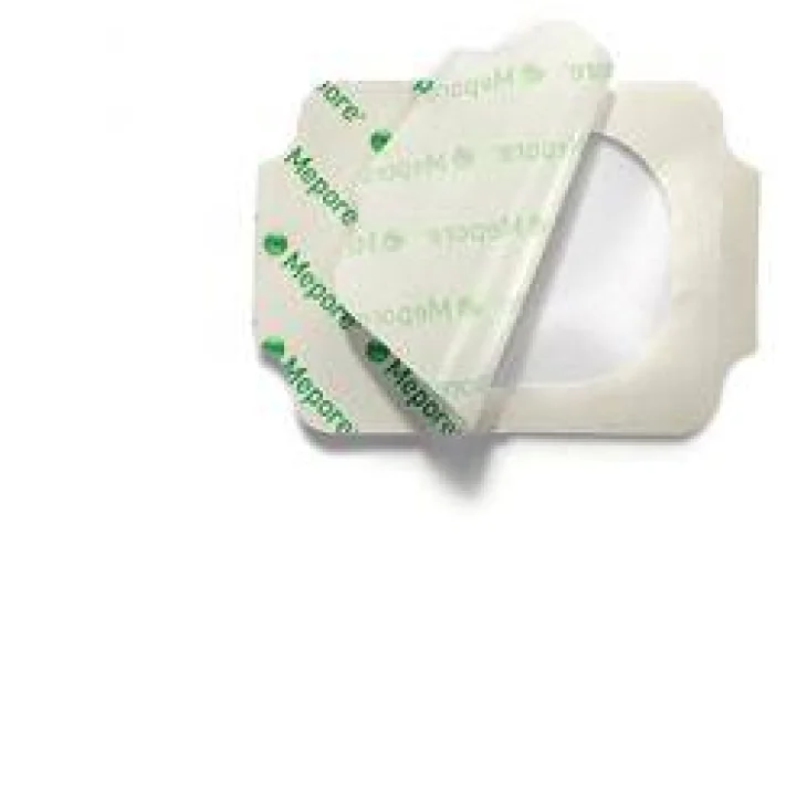 MEDICAZIONE TRASPARENTE ADESIVA IN FILM DI POLIURETANO MEPORE FILM 6X7CM 10 PEZZI