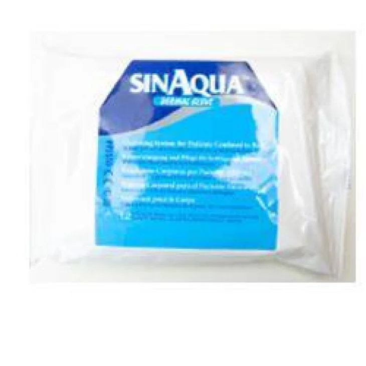 SINAQUA SISTEMA DI DETERSIONE CORPOREA TOTALE PANNO PRONTO ALL'USO IMBEVUTO DI SOLUZIONE ATTIVA 12 PEZZI