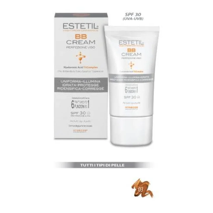 Estetil BB Cream Crema Idratante Colorata Viso 03 30 ml