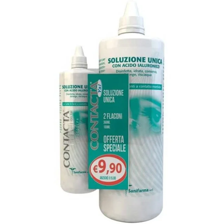 Contacta Soluton Soluzione umettante per gli occhi 100 ml + 360 ml