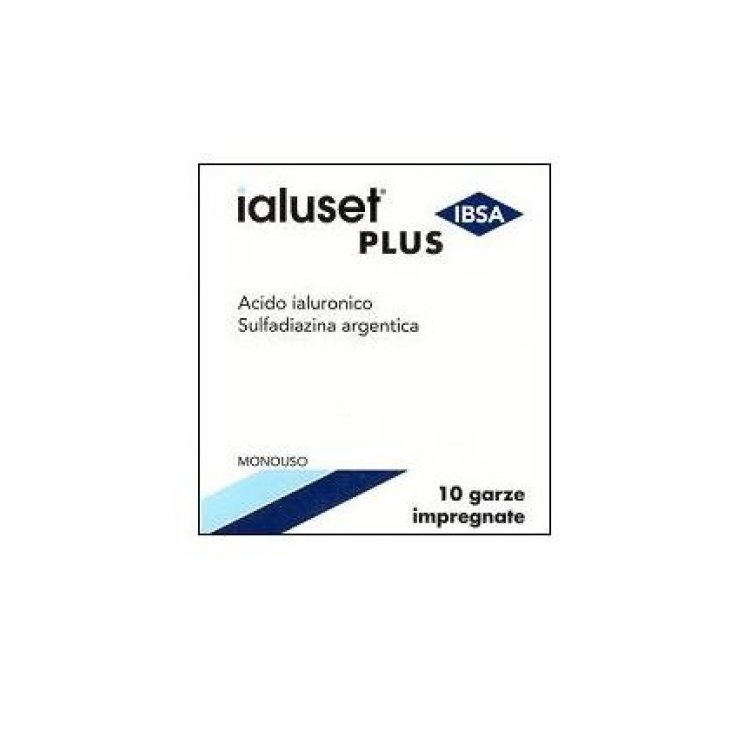 Ialuset Plus Garza con Acido Ialuronico 10 Garze