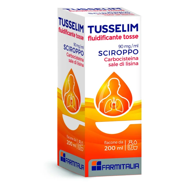 Tusselim Fluidificante Tosse 90 Mg/ml Sciroppo