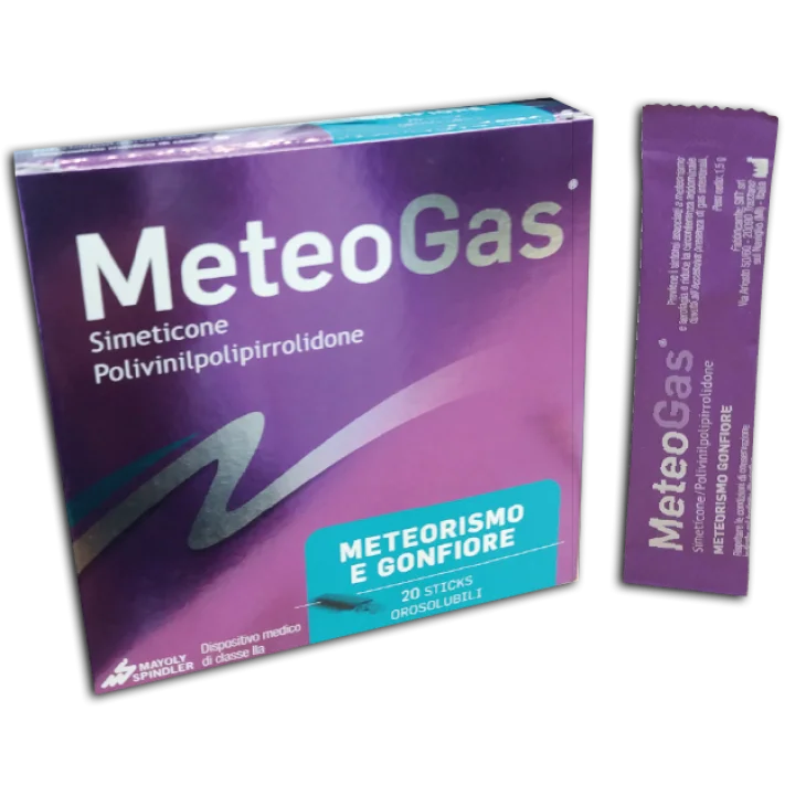 Meteogas Meteorismo e Gonfiore 20 Sticks