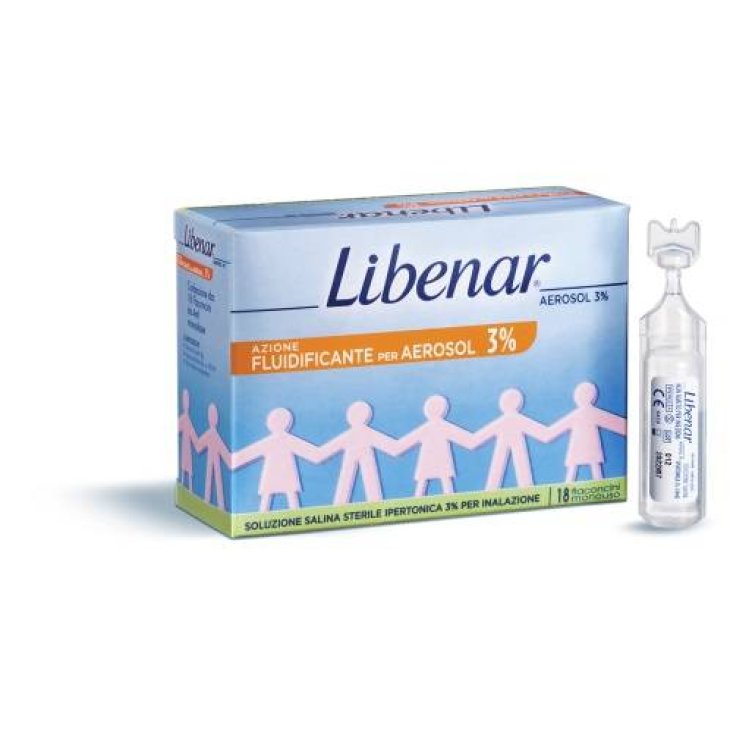 Libenar Aerosol Ipertoniche 3% 18 flaconcini monouso