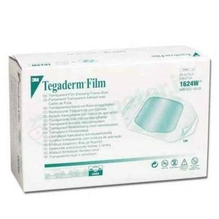 3M Tegaderm Medicazione in Pellicola Trasparente per Ferite 4,4 X 4,4 cm 5 pezzi