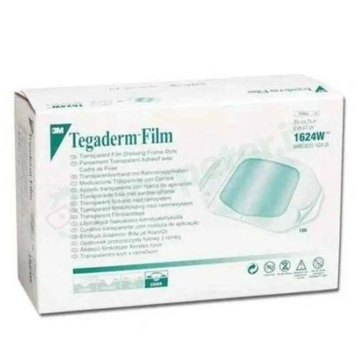 3M Tegaderm Medicazione in Pellicola Trasparente per Ferite 4,4 X 4,4 cm 5 pezzi