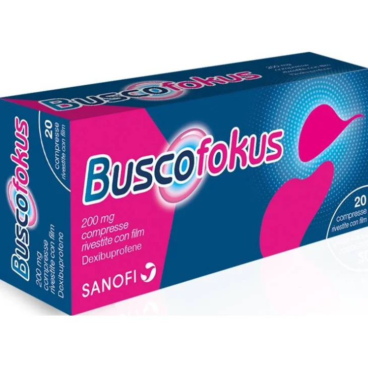 Buscofokus Contro il Mal di Testa 200 Mg 20 Compresse