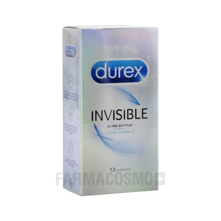 Durex Preservativi Invisible Ultra Sottili 12 pezzi