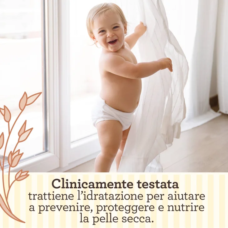 Aveeno Crema Idratante Viso e Corpo per Bambini Daily Care Assorbimento Rapido 150ml