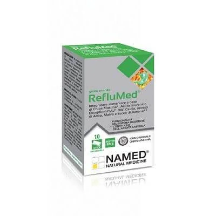 Named RefluMed Integratore per il Benessere dello Stomaco 10 Stick