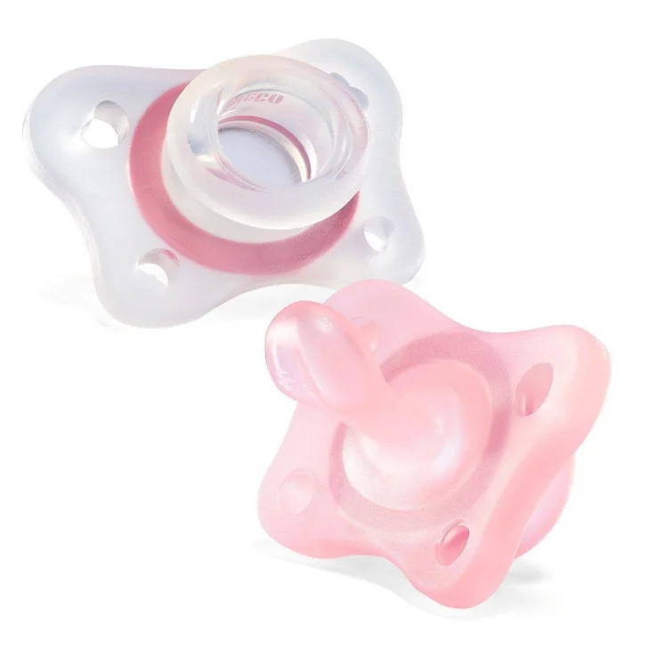 Chicco Succhietto Gommottino Girl Silicone 2-6 mesi 2 pezzi