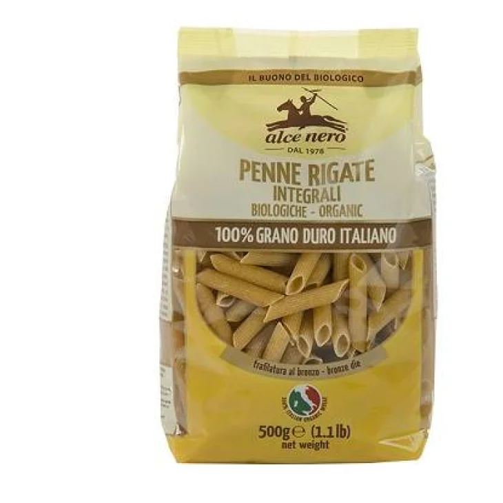 Alce Nero Penne Rigate Integrali Bio 500 grammi