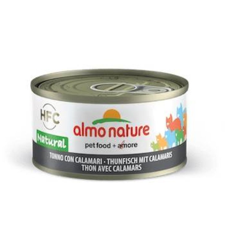 Almo Nature Cat Tonno con Calamari Alimento umido per gatti 70 g