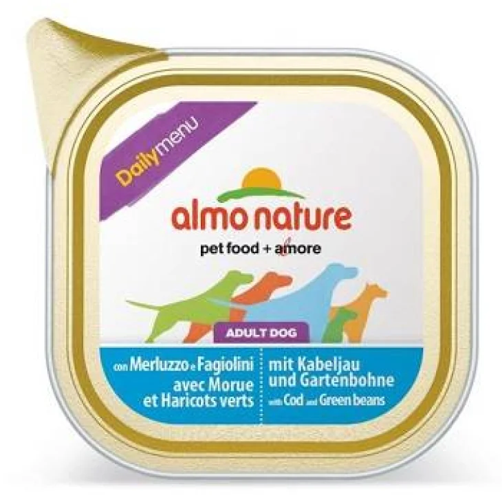 Almo Nature Daily Menu Dogs Merluzzo/Fagiolini Alimento umido per cani 300 g