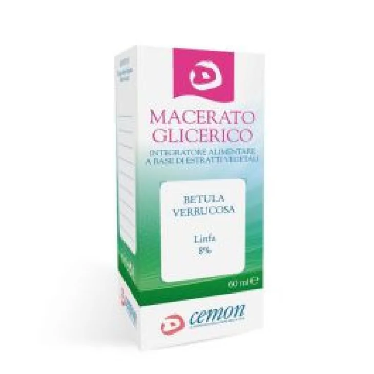 Cemon Betula Verrucosa Linfa Macerato Glicerico Integratore 60 ml