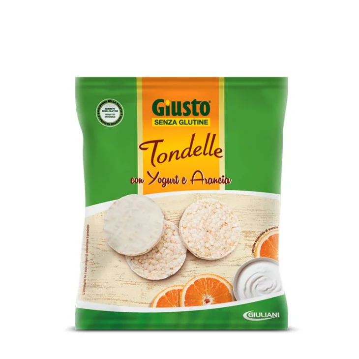 Giusto Senza Glutine Tondelle con Yogurt e Arancia 60 g